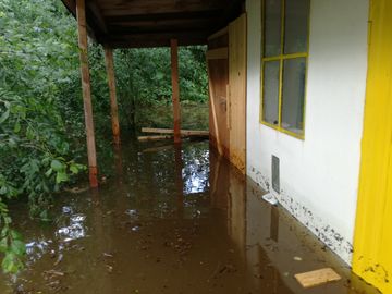 Überflutung Naturerlebnisgarten