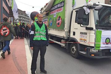 Klima Kohle Demo - Kölner BUND-Wagenengel