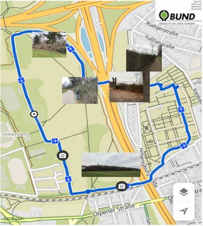 Heckenkartierungstour des BUND Köln auf der Merheimer Heide.