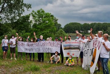 Bild von der Demo zur Verkehrswende