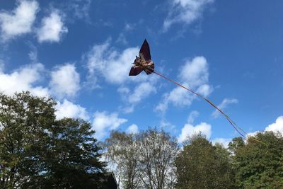 Der Himmel an einem schönen Herbsttag.